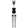 Bunny body Costume de  5 pcs - Noir