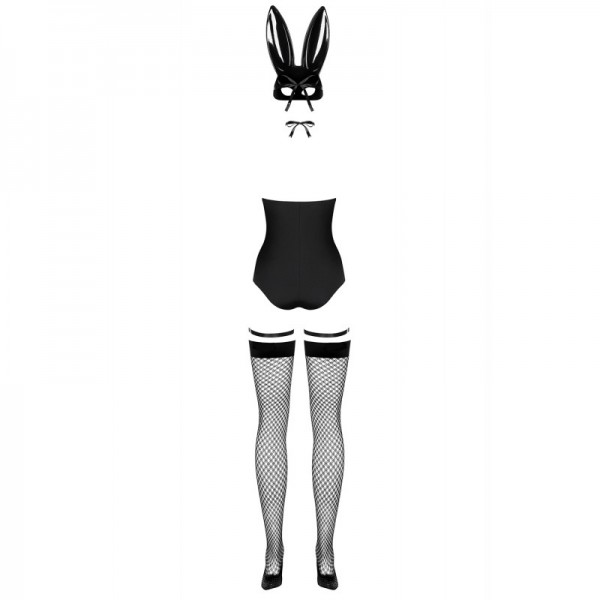 Bunny body Costume de  5 pcs - Noir