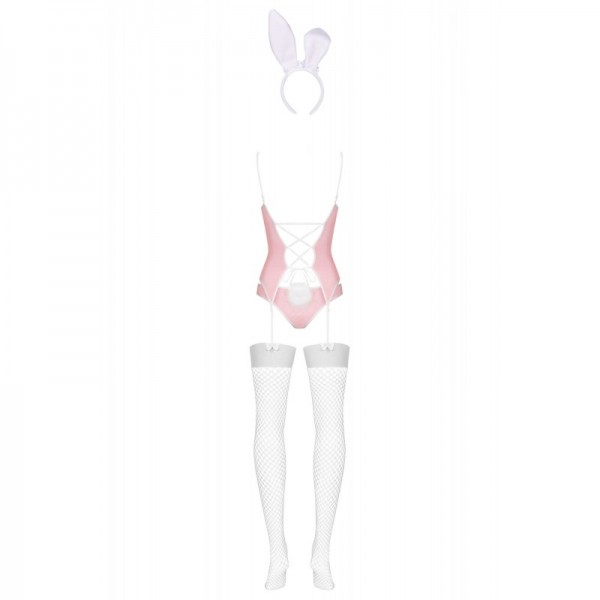 Bunny suit Costume Lapin 4 pcs rose