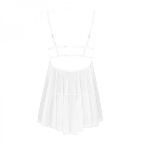 Nuisette /Babydoll HEAVENLLY- Blanca