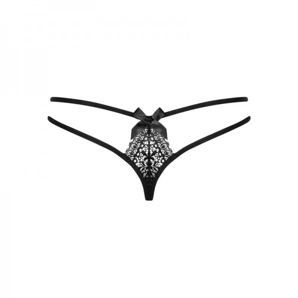 String Double Lanière INTENSA - Noir