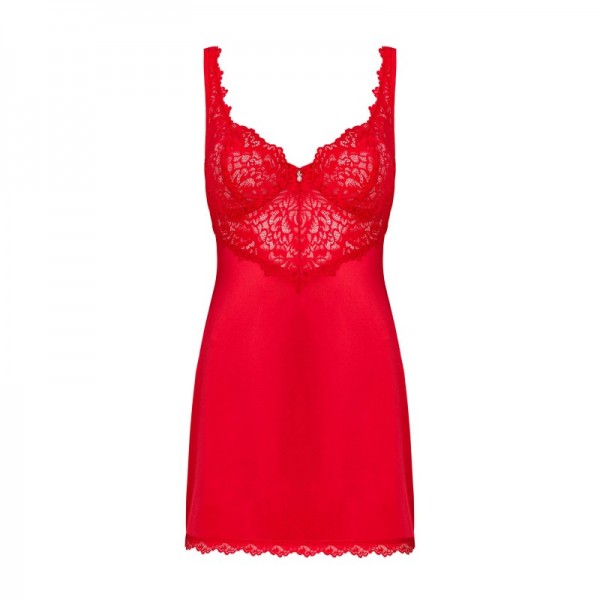 Nuisette rouge AMOR CHERRIS – Ensemble string | Madonna Lingerie