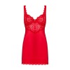 Nuisette rouge AMOR CHERRIS  string assorti