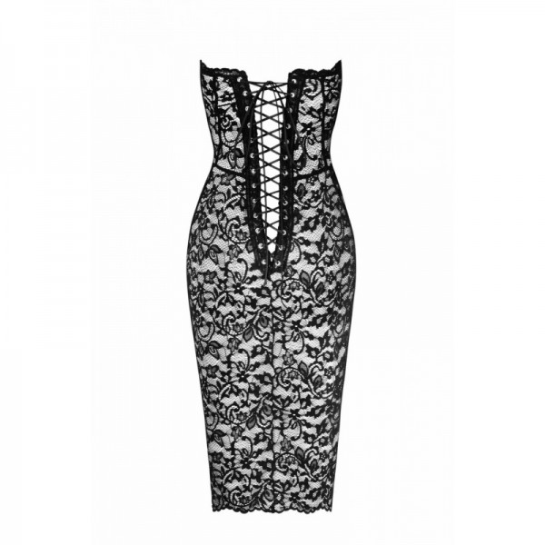 F301 Catalist - Robe midi à lacets