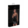 Mini-robe F254  sexy Powerwetlook   - Noir Handmade