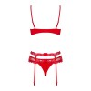 Ensemble 3 pcs HEARTINA - Rouge