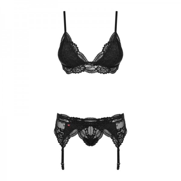 Ensemble 3 pieces Noir Obsessive