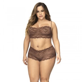 Ensemble GT TOP et SHORTY couleur CACAO GT