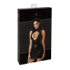 Mini robe noire PANDORA F343  - Noir Handmade