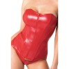 Corset Rouge F355 MYSTERIA  - Noir Handmade
