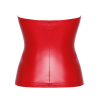 Corset Rouge F355 MYSTERIA  - Noir Handmade