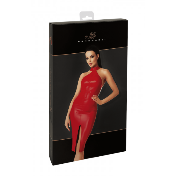 Robe midi Wetlook rouge ORGIA  - Madonna Lingerie