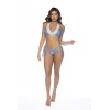 Bikini 2 pièces bleu et blanc