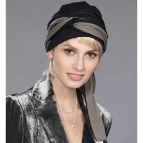 Foulard chimio AMA Black & Taupe