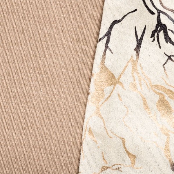 Foulard chimio AMA Black & Taupe