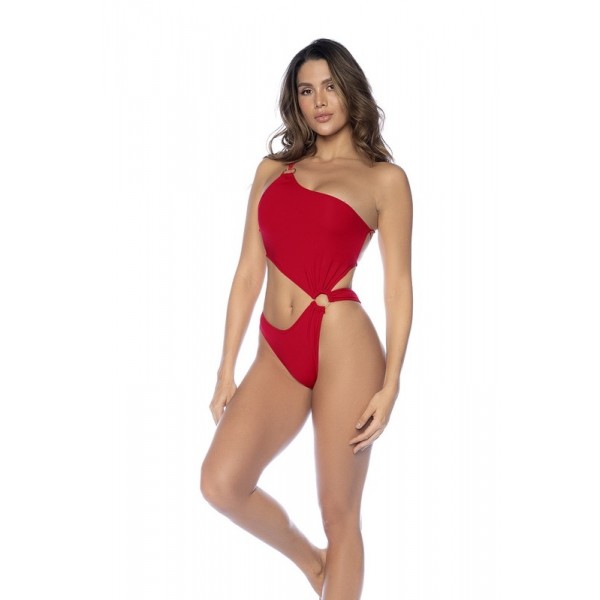 Maillot de bain 1 pièce rouge