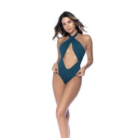 Maillot de bain une pièce Bleu océan