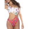 Maillot de bain une pièce Imprimé tropical