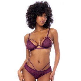 Ensemble de lingerie sexy framboise 2 pièces