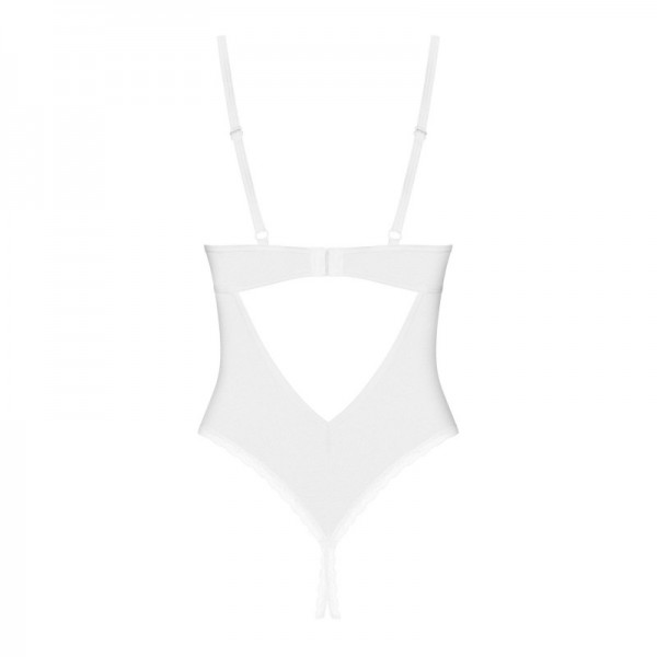 Body ouvert Alissium Blanc - Obsessive