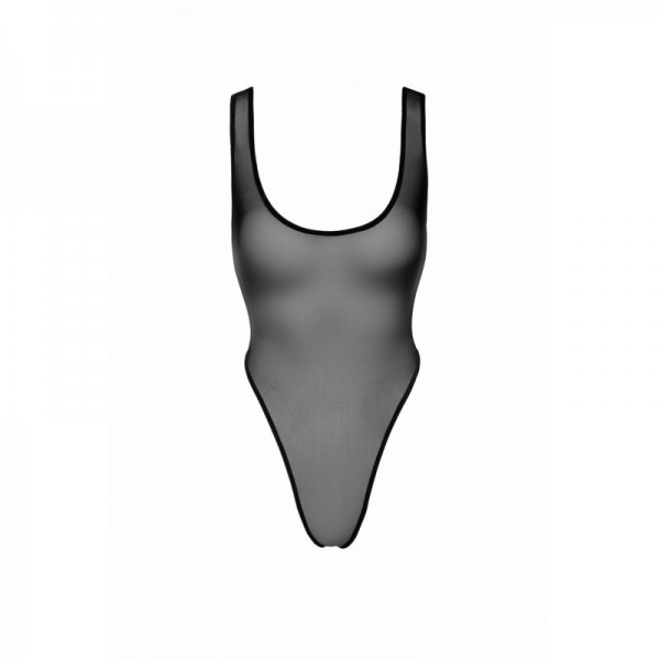 Body string sexy Paparazzi F322 tulle  - Noir Handmade