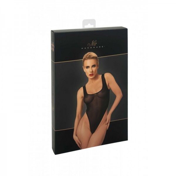 Body string sexy Paparazzi F322 tulle  - Noir Handmade