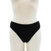 Culotte noire en dentelle avec nœud en satin
