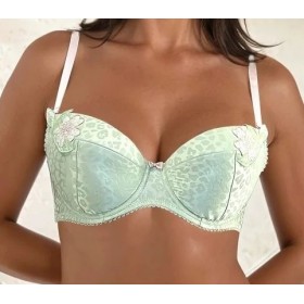 Tendre Satin Push - up vert tendre