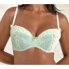 Tendre Satin Push - up vert tendre