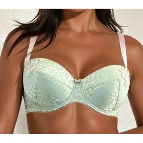 Tendre Satin soutien gorge (padded) vert tendre