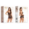 GOLDIE nuisette noire & string