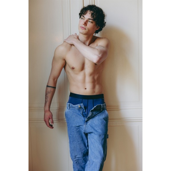 NAVY boxer coton haute qualité Loïc Henry