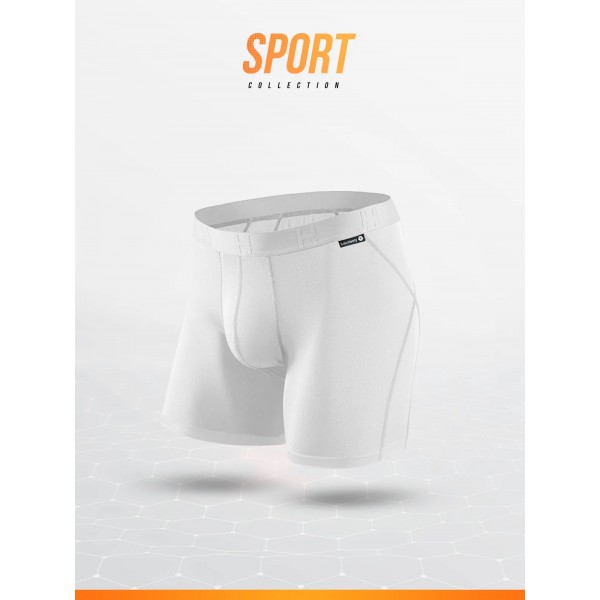 Boxer SPORT blanc de qualité LOIC HENRY