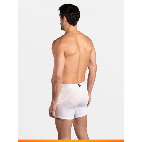 Boxer sport blanc élégance sportive Loïc Henry