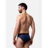 Slip bleu profond imprimé de haute qualité Loïc Henry