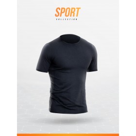 TSHIRT Noir manches courtes haut de gamme LH