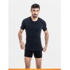 TSHIRT Noir manches courtes haut de gamme LH