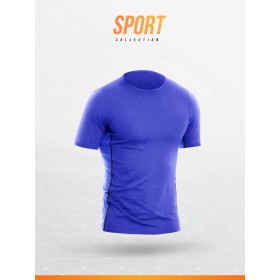 Tshirt ELECTRIC BLUE manches courtes haut de gamme LOIC HENRY
