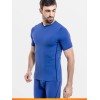 Tshirt ELECTRIC BLUE manches courtes haut de gamme LOIC HENRY