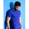 Tshirt ELECTRIC BLUE manches courtes haut de gamme LOIC HENRY