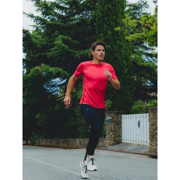 Tshirt ROUGE manches courtes haut de gamme LOIC HENRY