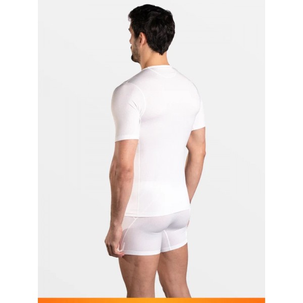 Tshirt BLANC manches courtes haut de gamme LOIC HENRY