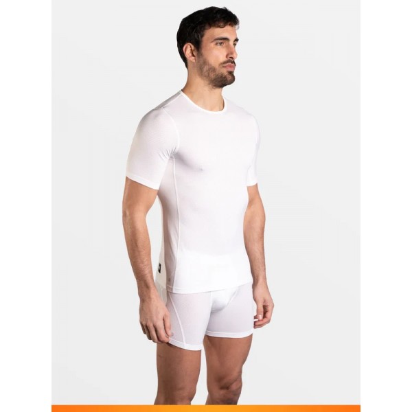 Tshirt BLANC manches courtes haut de gamme Loïc Henry