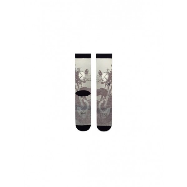 Chaussette biker au design rebelle