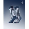 Chaussette Marine en Coton Jacquard