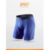 SPORT boxer long ROYAL BLUE  haut de gamme LOIC HENRY