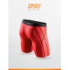 SPORT boxer long rouge  haut de gamme LOIC HENRY