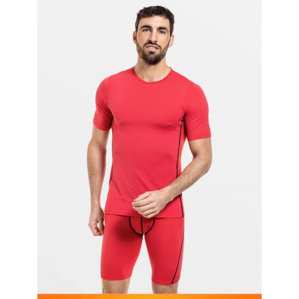 SPORT boxer long rouge  haut de gamme LOIC HENRY