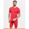 SPORT boxer long rouge  haut de gamme LOIC HENRY