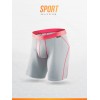 SPORT boxer long gris clair haut de gamme LOIC HENRY